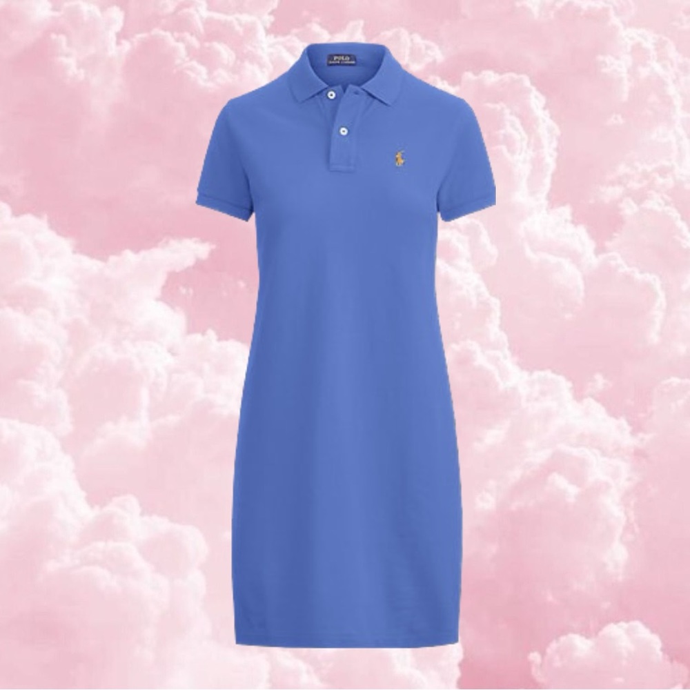 Ralph Lauren Cotton Mesh Mini Polo Dress - Size M